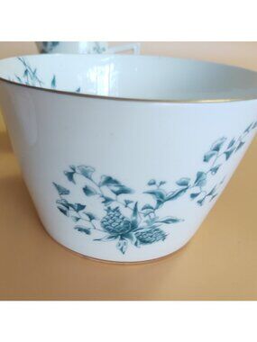 Antique Royal Crown Derby "The Fern" Serving Bowl 3 1/2" Tall x 5" diameter